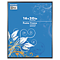 DAX Metal Poster Frame, 16" x 20", Black