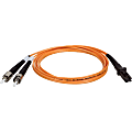 Tripp Lite 15M Duplex Multimode 62.5/125 Fiber Optic Patch Cable MTRJ/ST 50' 50ft 15 Meter, N30815M 1 thumbnail image