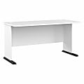 Bush® Business Furniture Studio A 60"W Gaming Desk, White, Standard Delivery