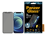 PanzerGlass Original Privacy Screen Protector Black, Crystal Clear - For LCD iPhone 12 mini - Scratch Resistant, Shock Resistant - Glass - Anti-glare - 1 Pack 1 thumbnail image