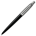 Parker Jotter Premium Satin Black Stainless Steel Chiselled - Medium Point Type - Chisel Point Style - Blue - Satin Black Metal Barrel - 1 Each 1 thumbnail image
