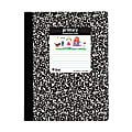 C-Line Composition Notebooks, 7-1/2” x 9-3/4”, 1 Subject, Primary Rule, 100 Sheets, Black Marble, Pack Of 12 Notebooks 1 thumbnail image