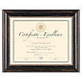 DAX Genova Frame, 8 1/2" x 11", Black/Gold 1 thumbnail image