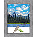 Amanti Art Picture Frame, 23" x 29", Matted For 18" x 24", Bark Rustic Gray