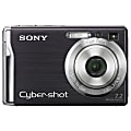 Sony® Cyber-shot® DSC-W80/B 7.2-Megapixel Digital Camera, Black