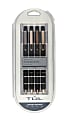 TUL® Brilliance Pens, Ballpoint, Medium Point, 1.0 mm, Black Barrels, Black Ink, Pack Of 4 Pens 1 thumbnail image