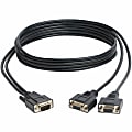 Tripp Lite High-Resolution VGA Monitor Y Splitter Cable, 6', Black 1 thumbnail image