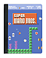 Innovative Designs Licensed Composition Notebook, 7-1/2” x 9-3/4”, Single Subject, Wide Ruled, 100 Sheets, Super Mario Brothers