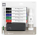 Office Depot® Brand Dry-Erase Marker Set, Chisel Point, 100% Recycled Plastic Barrel, Assorted Colors 1 thumbnail image