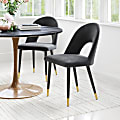 Zuo Menlo Dining Accent Chairs, Black, Set Of 2 Chairs 1 thumbnail image