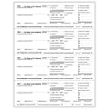 ComplyRight™ W-2 Tax Forms, 4-Up (Horizontal Format), Employer's Copies 1/D, 1/D, 1/D, 1/D, Laser, 8-1/2" x 11", Pack Of 50 Forms 1 thumbnail image