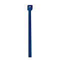 Partners Brand Colored Cable Ties, 18 Lb, 4", Blue, Case Of 1,000 Ties