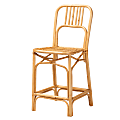 bali & pari Ivora Counter Stool, Natural Brown