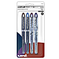 uni-ball® Vision™ Elite™ Designer Series Rollerball Pens, Bold Point, 0.8 mm, Assorted Barrels, Black Ink, Pack Of 4 Pens