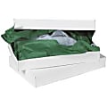 Partners Brand White Apparel Boxes 24" x 14" x 4", Case of 25