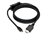 Tripp Lite Mini DisplayPort to HDMI Active Adapter Cable, 6', Black 1 thumbnail image