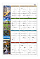 AT-A-GLANCE® Seasons In Bloom Erasable Yearly Wall Calendar, 24" x 36", January to December, PA133