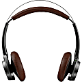 Plantronics BackBeat SENSE Wireless Headphones + Mic - Stereo - Mini-phone - Wired/Wireless - Bluetooth - 328.1 ft - 20 Hz - 20 kHz - Over-the-head - Binaural - Supra-aural - Noise Canceling - Black, Espresso 1 thumbnail image