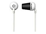 KOSS Plug W Noise-Isolating Earbuds, White, KSSPLUGW 1 thumbnail image
