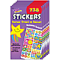 Trend Sticker Pads, Super Stars & Smiles, 738 Stickers Per Pad, Set Of 6 Pads