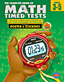 Common Core The Complete Book of Math Workbook,Timed Tests, Grades 3-5 1 thumbnail image