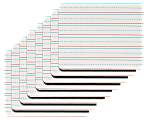 Kleenslate® Rectangular Paddle Replacement Surfaces, 8" x 10", Handwriting Lines, Pack Of 8 1 thumbnail image