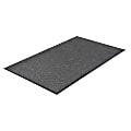 Genuine Joe Silver Series Walk-Off Indoor Mat, 4' x 6', Charcoal 1 thumbnail image