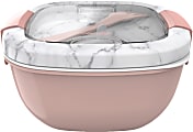 Bentgo Salad Lunch Container, 4" x 7-1/4", Blush Marble 1 thumbnail image