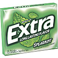 Mars Spearmint Flavored Chewing Gum - Spearmint - 10 / Box