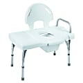 Invacare® I-Class™ Blow-Molded Transfer Bench With Built-In Commode