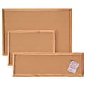 Quartet® Natural Cork Bulletin Board With Oak Frame, 23" x 35" 1 thumbnail image