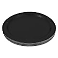 JAM PAPER Round Paper Party Plates, Medium, 9 Inch, Black, 50/pack 1 thumbnail image