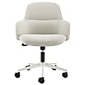 Eurostyle Mia Fabric Mid-Back Office Chair, White