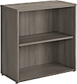 Sauder® Affirm 30”H 2-Shelf Bookcase, Hudson Elm