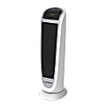 Lasko® Digital 1500 Watts Electric Ceramic Oscillating Tower Heater, 2 Heat Settings, 22.8"H x 8.1"W x 7.3"D, White