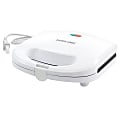 Better Chef Nonstick Panini Contact Grill, 2-3/4”H x 8-1/4”W x 8-1/2”D, White 1 thumbnail image