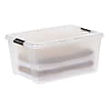 Iris® Latching Storage Boxes, 11.25 Gallon, Clear, Set Of 4 Boxes 1 thumbnail image