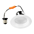 Luminoso LED 4" Retrofit Trim Round Fixture, Dimmable, 3000 Kelvin, 11 Watt, 700 Lumens
