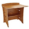 Legare Sustainable™ Bamboo 29" Desk Bridge, Carbonized Amber 1 thumbnail image