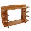 Legare Sustainable™ Bamboo 36" Desk Hutch, Carbonized Amber 1 thumbnail image