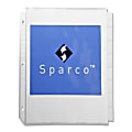 Sparco Top-Loading Sheet Protectors With Index Tabs, 8 1/2" x 11", 8-Tab, Clear