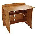 Legare Sustainable™ Bamboo 36" Straight Desk, Carbonized Amber 1 thumbnail image