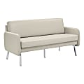Office Star Lounge Sofa, 33-1/2”H x 63-1/2”W x 28-3/4”D, Cream 1 thumbnail image