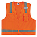 Ergodyne GloWear® Surveyor's Mesh Hi-Vis Class 2 Safety Vest, Large, Orange