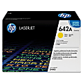 HP 642A Original Toner Cartridge - Laser - 7500 Pages - Yellow - 1 Each