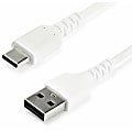 StarTech.com 1 m / 3.3 ft USB 2.0 to USB C Cable - High Quality USB 2.0 Cable - USB Cable - White - USB Data Transfer Cable (RUSB2AC1MW)