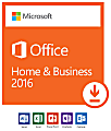 Office Home & Business 2016, 1 PC, Download