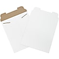 Partners Brand Stayflats® Flat Mailers, 11" x 13 1/2", White, Pack of 100