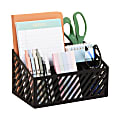 Mind Reader 5-Compartment Desktop Organizer And Mail Sorter, 4-3/4”H x 5-5/16”W x 8-1/2”D, Black, Total Qty 1 1 thumbnail image