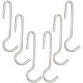 Range Kleen C59 6-Piece Chrome Narrow Pot Rack Hooks - for Utensil, Tool, Pot, Pot Rack, Pan - Chrome - 6 Piece